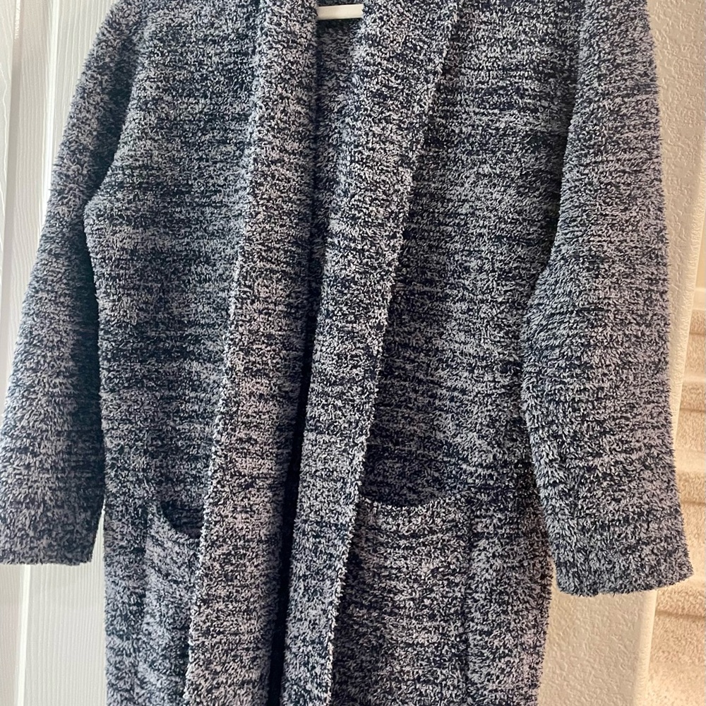 Barefoot Dreams Charcoal Teddy Jacket